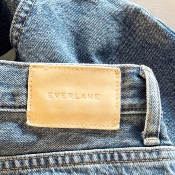 EVERLANE The 90s Cheeky Jean high rise strength leg size 30 Crop - Picture 9 of 13